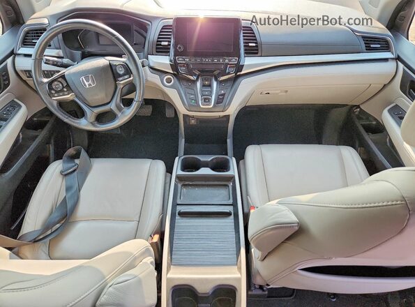 5FNRL6H79KB085279 2019 HONDA ODYSSEY Silver Widok deski rozdzielczej