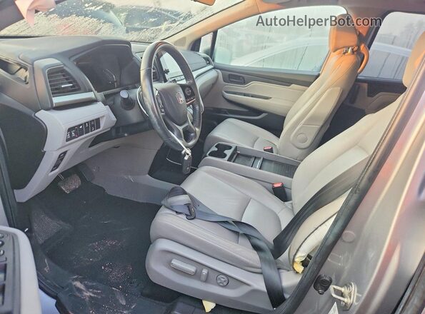 5FNRL6H79KB085279 2019 HONDA ODYSSEY Silver Widok wnętrza z przodu