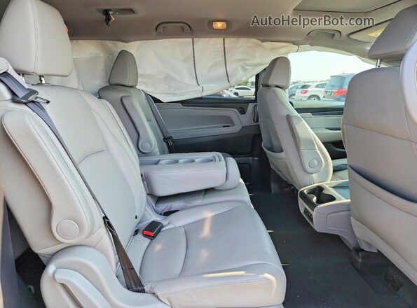 5FNRL6H79KB085279 2019 HONDA ODYSSEY Silver Widok wnętrza z tyłu