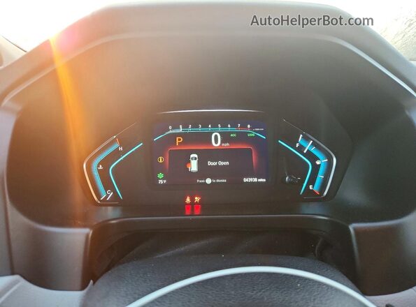5FNRL6H79KB085279 2019 HONDA ODYSSEY Silver Widok zestawu wskaźników
