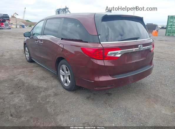 5FNRL6H79KB129698 2019 HONDA ODYSSEY Maroon Rear left