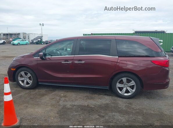 5FNRL6H79KB129698 2019 HONDA ODYSSEY Maroon 360 interior view
