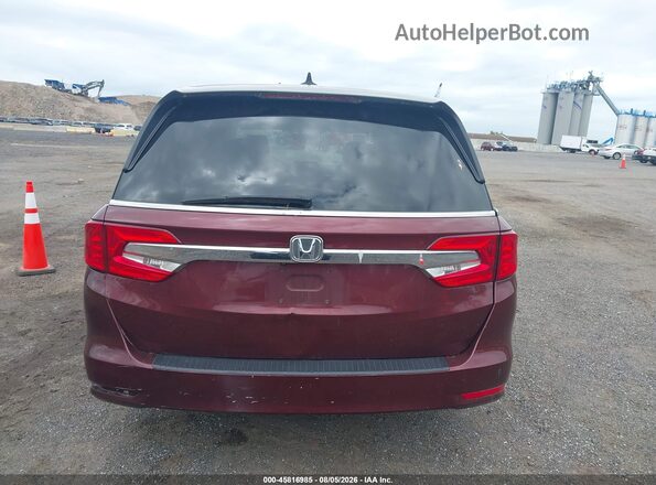 5FNRL6H79KB129698 2019 HONDA ODYSSEY Maroon 