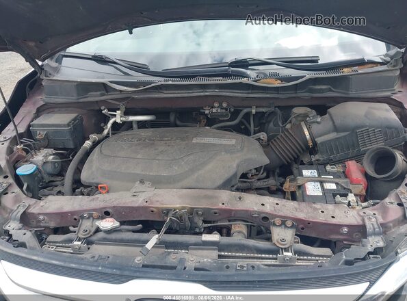 5FNRL6H79KB129698 2019 HONDA ODYSSEY Maroon Rear view