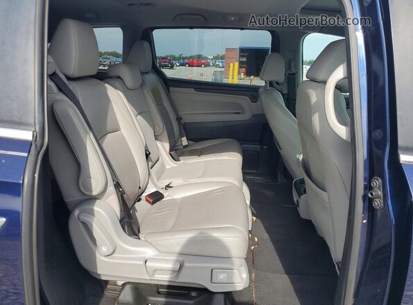 5FNRL6H79LB032289 2020 HONDA ODYSSEY Blue Widok wnętrza z tyłu
