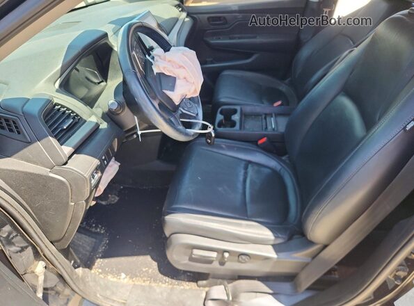 5FNRL6H79NB014605 2022 HONDA ODYSSEY Black Вид салону спереду