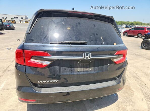 5FNRL6H79NB014605 2022 HONDA ODYSSEY Black Вид ззаду
