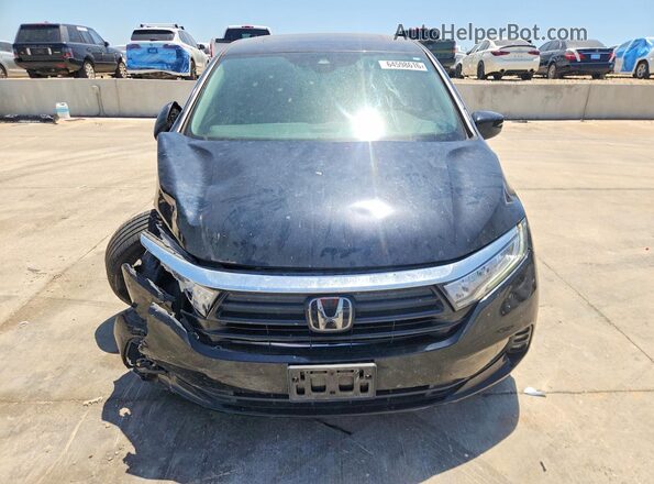 5FNRL6H79NB014605 2022 HONDA ODYSSEY Black Вид спереду