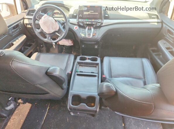 5FNRL6H79NB014605 2022 HONDA ODYSSEY Black Вид панелі приладів