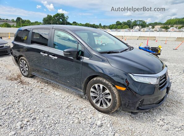 5FNRL6H79NB024230 2022 HONDA ODYSSEY Черный Передняя правая четверть