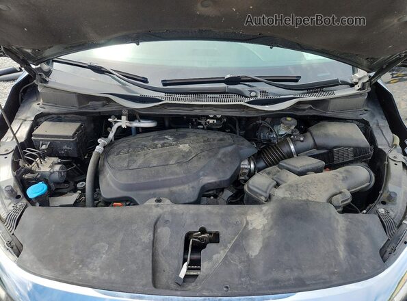 5FNRL6H79NB024230 2022 HONDA ODYSSEY Черный Вид подкапотного пространства