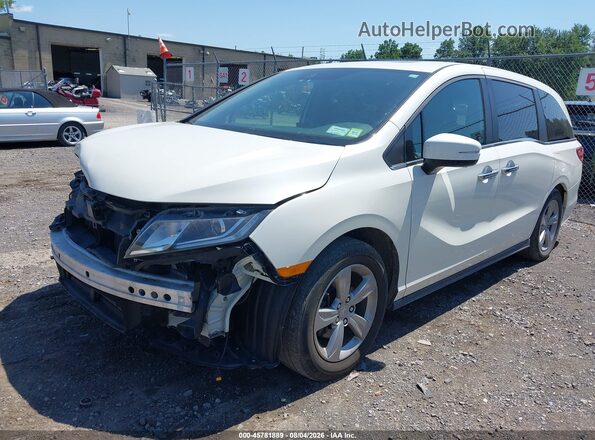 5FNRL6H7XJB044111 2018 HONDA ODYSSEY White Przód lewy