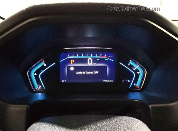 5FNRL6H7XJB069901 2018 HONDA ODYSSEY Gray Вид щитка приладів