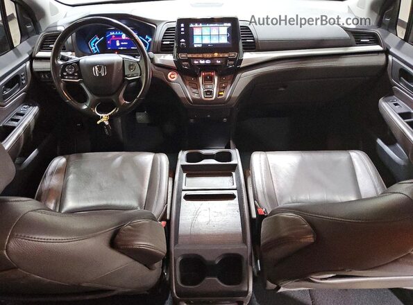 5FNRL6H7XJB069901 2018 HONDA ODYSSEY Gray Вид панелі приладів