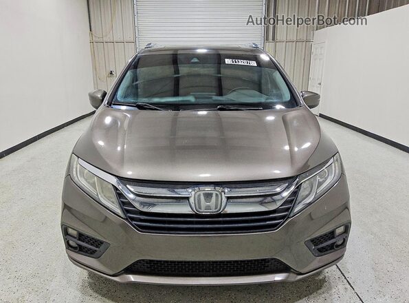 5FNRL6H7XJB069901 2018 HONDA ODYSSEY Gray Вид спереду