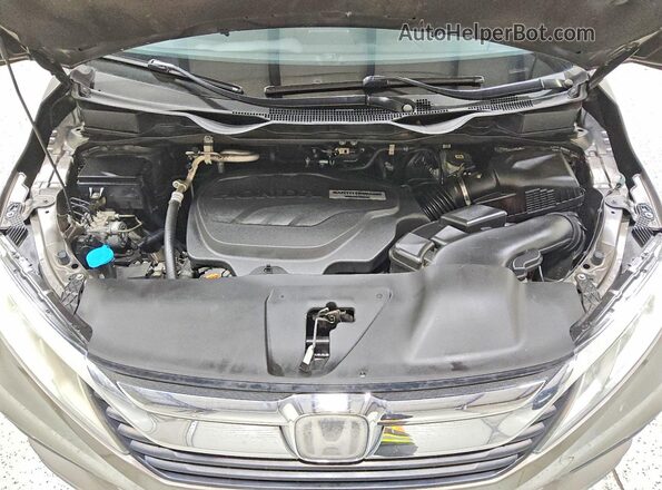 5FNRL6H7XJB069901 2018 HONDA ODYSSEY Gray Вид підкапотного простору