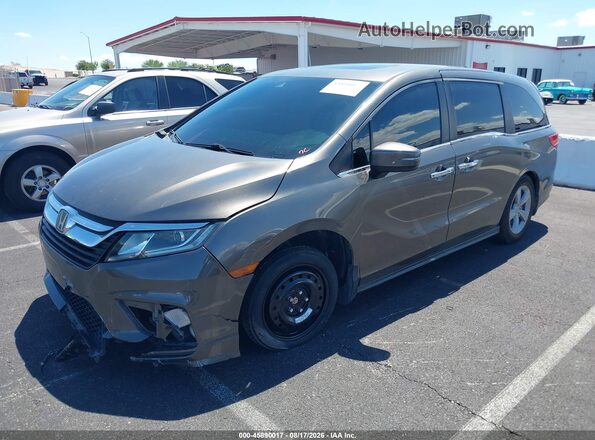5FNRL6H7XJB082471 2018 HONDA ODYSSEY Brown Передня ліва чверть