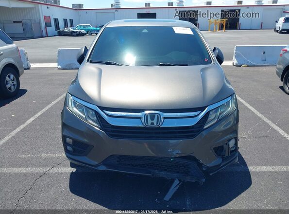 5FNRL6H7XJB082471 2018 HONDA ODYSSEY Brown Вид щитка приладів