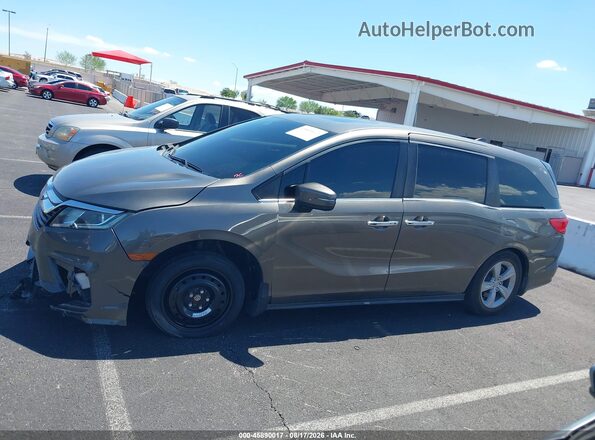 5FNRL6H7XJB082471 2018 HONDA ODYSSEY Brown Панорамний вид салону 360°