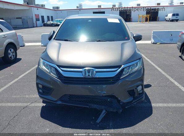 5FNRL6H7XJB082471 2018 HONDA ODYSSEY Brown Вид спереду