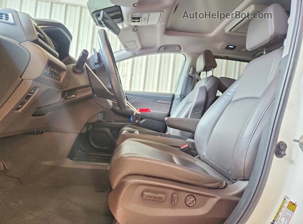 5FNRL6H7XJB084494 2018 HONDA ODYSSEY White წინა სალონის ხედი
