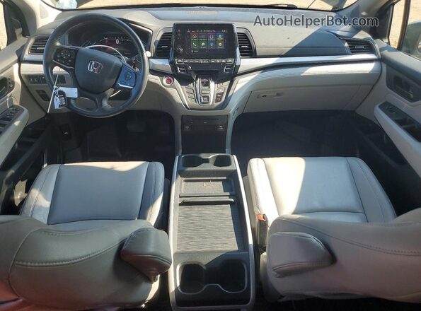 5FNRL6H7XKB042568 2019 HONDA ODYSSEY Черный Вид панели приборов