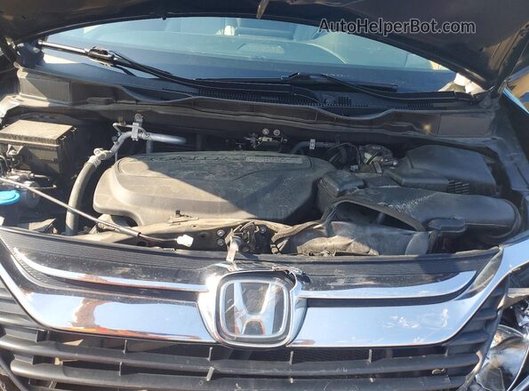 5FNRL6H7XKB042568 2019 HONDA ODYSSEY Черный Вид задней части салона