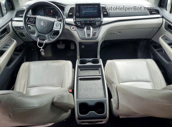 5FNRL6H7XKB073965 2019 HONDA ODYSSEY Blue წინა პანელის ხედი