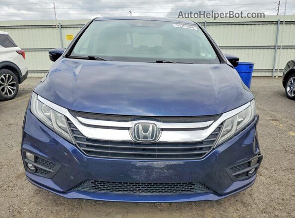 5FNRL6H7XKB073965 2019 HONDA ODYSSEY Blue წინა ხედი