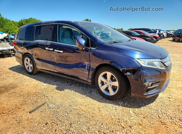 5FNRL6H7XKB128575 2019 HONDA ODYSSEY Blue Передня права чверть