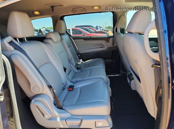 5FNRL6H7XKB128575 2019 HONDA ODYSSEY Blue Вид задньої частини салону
