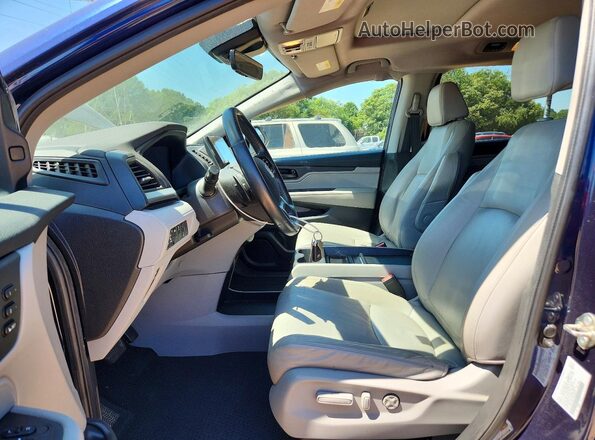 5FNRL6H7XKB128575 2019 HONDA ODYSSEY Blue Вид салону спереду