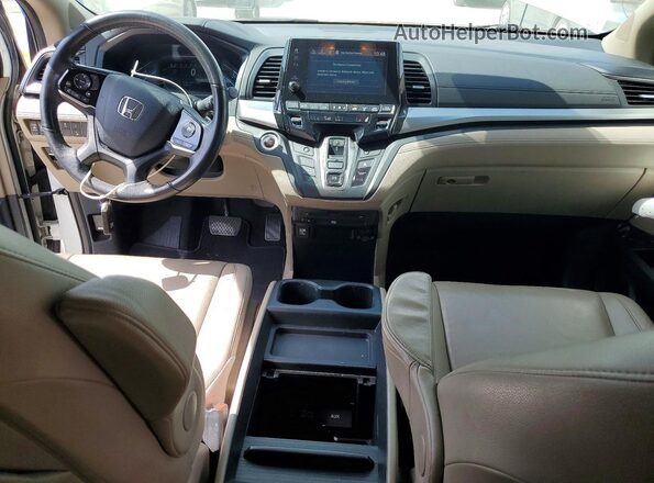 5FNRL6H7XLB037985 2020 HONDA ODYSSEY Белый Вид панели приборов