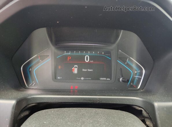 5FNRL6H7XLB042216 2020 HONDA ODYSSEY Silver Vista del cuadro de instrumentos