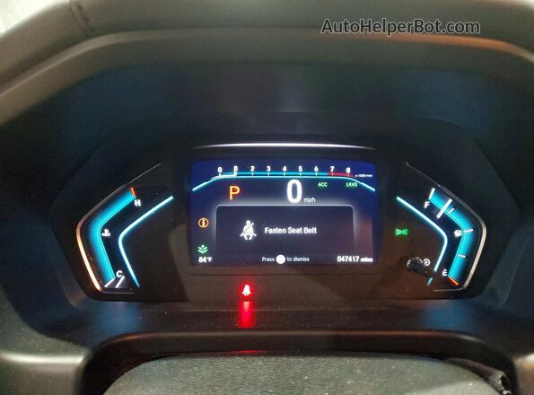 5FNRL6H7XLB049196 2020 HONDA ODYSSEY Gray Вид щитка приладів