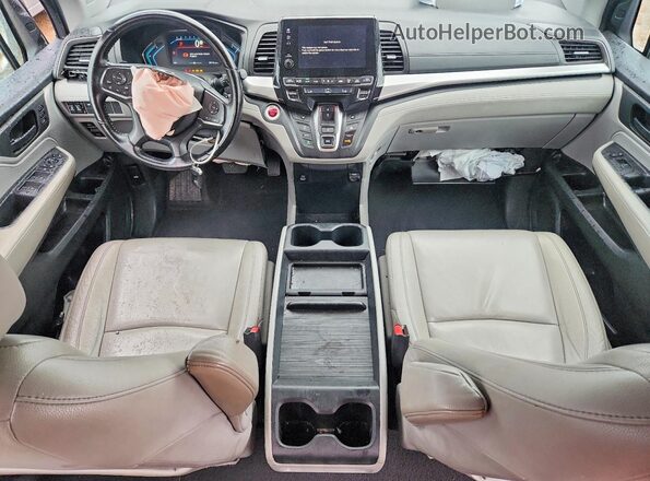 5FNRL6H7XMB018158 2021 HONDA ODYSSEY Silver Սարքավորումների վահանակի տեսք
