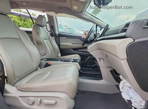 5FNRL6H7XMB018158 2021 HONDA ODYSSEY Silver Առջևի վահանակի տեսք