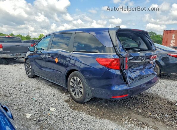 5FNRL6H7XNB006450 2022 HONDA ODYSSEY Blue Tył lewy