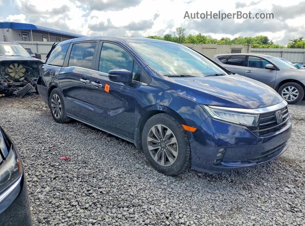 5FNRL6H7XNB006450 2022 HONDA ODYSSEY Blue Przód prawy