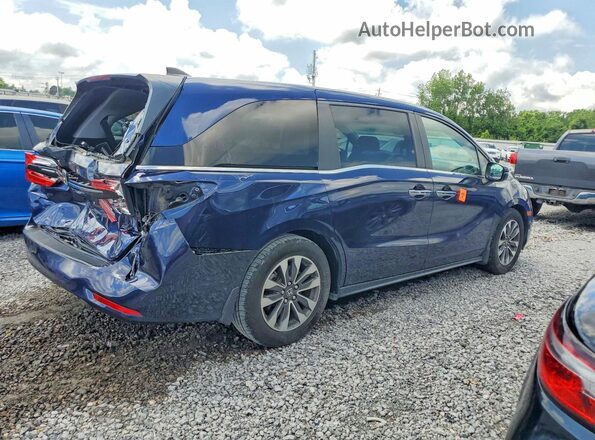5FNRL6H7XNB006450 2022 HONDA ODYSSEY Blue Tył prawy