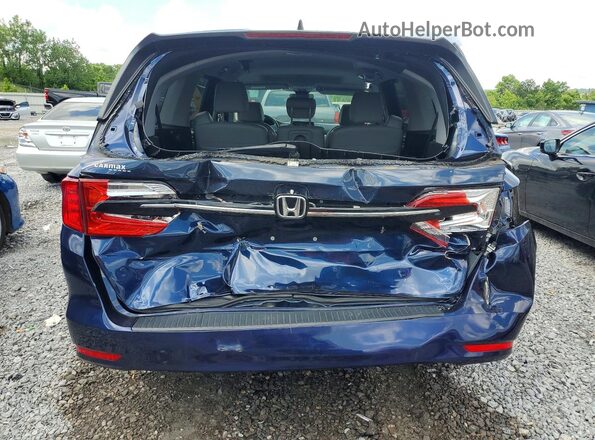 5FNRL6H7XNB006450 2022 HONDA ODYSSEY Blue Widok z tyłu