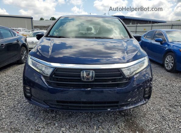 5FNRL6H7XNB006450 2022 HONDA ODYSSEY Blue Widok z przodu