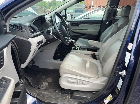 5FNRL6H7XNB006450 2022 HONDA ODYSSEY Blue Widok wnętrza z przodu