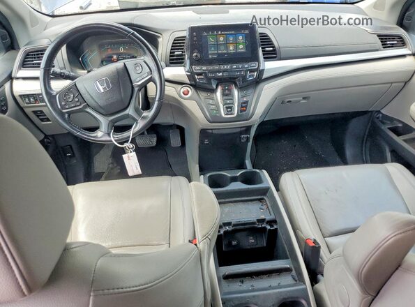5FNRL6H7XNB006450 2022 HONDA ODYSSEY Blue Widok deski rozdzielczej