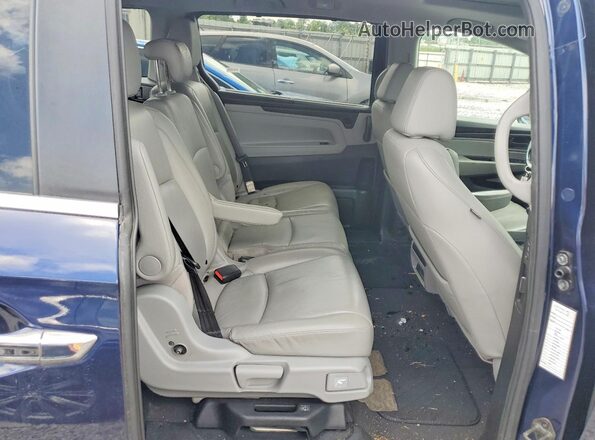 5FNRL6H7XNB006450 2022 HONDA ODYSSEY Blue Widok wnętrza z tyłu