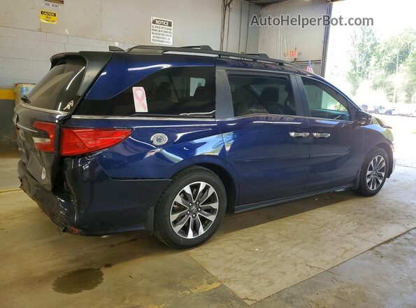 5FNRL6H7XNB040291 2022 HONDA ODYSSEY Blue უკანა მარჯვენა