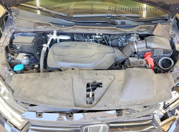 5FNRL6H7XNB040291 2022 HONDA ODYSSEY Blue ძრავის განყოფილების ხედი