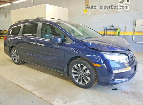 5FNRL6H7XNB040291 2022 HONDA ODYSSEY Blue წინა მარჯვენა