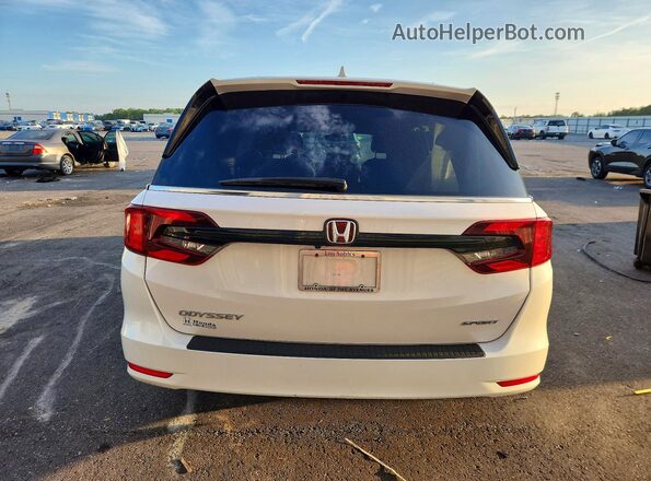 5FNRL6H7XRB068971 2024 HONDA ODYSSEY White უკანა ხედი
