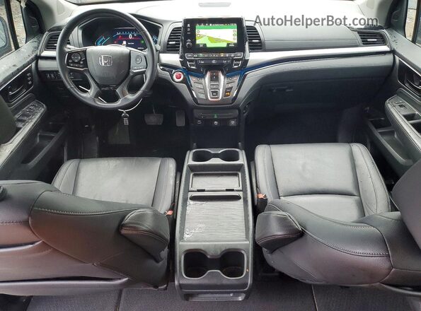 5FNRL6H80PB017968 2023 HONDA ODYSSEY Gray Առջևի վահանակի տեսք